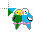 cute little parakeets.cur Preview