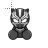 Black Panther caricature normal select.cur Preview