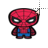 Spiderman caricature left select.cur