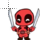 Deadpool caricature II normal select.cur