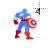 Captain America I left select.cur Preview