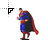 Superman walks normal select.ani Preview