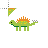 cute little stegosaurus .cur Preview