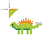 cute little stegosaurus .cur