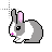 gray bunny.cur Preview