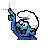 Pointing Smurfsor.cur Preview