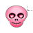 Pink Skull let select.cur