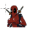 Deadpool caricature normal select.ani Preview