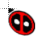 Deadpool 8-bit logo normal select.cur Preview