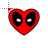 Deadpool heart logo normal select.cur