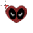 Deadpool heart fade logo normal select.cur Preview