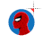 Spiderman mask cycle left select.ani Preview