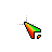 Red - yellow - green gradient.cur Preview