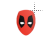 Deadpool mask II left select.cur Preview