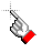 3d animated red link cursor.ani