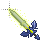 Master Sword Glowing.cur Preview