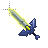 Master Sword GlowingWW.cur Preview