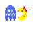 Ms Pacman & Ghost 8-bit left select.cur Preview