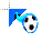 LightBlueFlamingBall.cur Preview