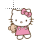 Hello Kitty with Teddy Bear normal select.cur Preview