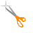 Scissors Orange.cur Preview