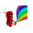 Deadpool Pisses Rainbow normal select.cur Preview