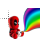 Deadpool Pisses Rainbow normal select.cur