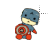 Captain America kawaii left select.cur Preview