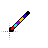 handwriting rainbow colours.cur