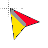 yellowred cursor.cur Preview