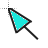 simple cyan.cur