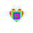 Rainbow heart infinity.ani Preview