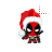 Deadpool Santa II left select.cur