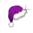 purple Santa hat left select.cur Preview