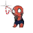 I heart spidey normal select.cur Preview