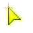 yellow glow arrow normal select.cur