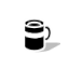 Cup of Coffee Right Handed v3 (Black).cur HD version