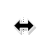 Horizontal Resize v3 (Black).cur Preview