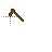 Minecraft Wooden Hoe Cursor.cur Preview