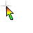 Red orange and green gradient cursor.cur Preview
