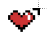 heart 8-bit left select.cur Preview
