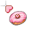 Unison League Donut Normal Select with heart.cur