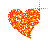 orange glitter heart left select.ani
