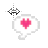 bubble heart horizontal resize.ani Preview