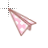 Diagonal Resize 1  Paper Plane Pink.ani Preview