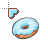 Working in background Blue Donut UL 2.ani Preview