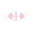 Horizontal Resize Super Pink Donut.cur Preview