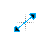 Elektrik cursors- diagonal resize 2 /.cur Preview