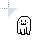 Kawaii Ghost Cursor (Ryry).cur Preview