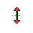 Resize Vertical Green and Red Type 2.cur